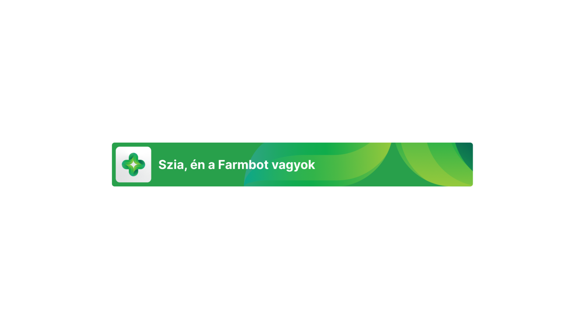 Gyógyszerész segítő chatbot a Farmbot számára